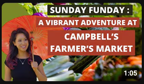Screenshot of a video of Carla at Campbell's Farmer's Market
