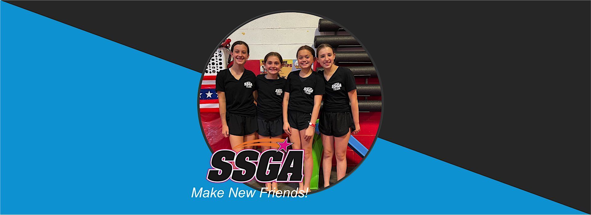 Make new friends while you learn gymnastics!