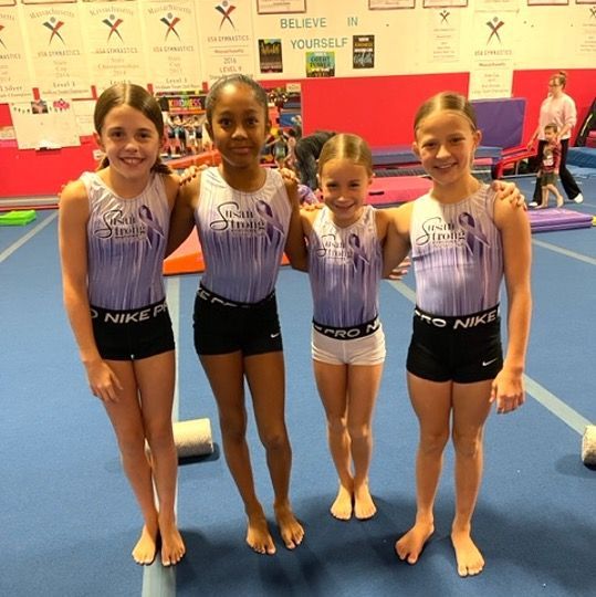Our Competitive Team at a Gymnastics Competition