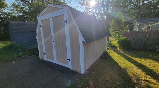 After Repainting Small Shed — Beachwood, NJ — McGuire & McGuire Property Maintenance & Repair