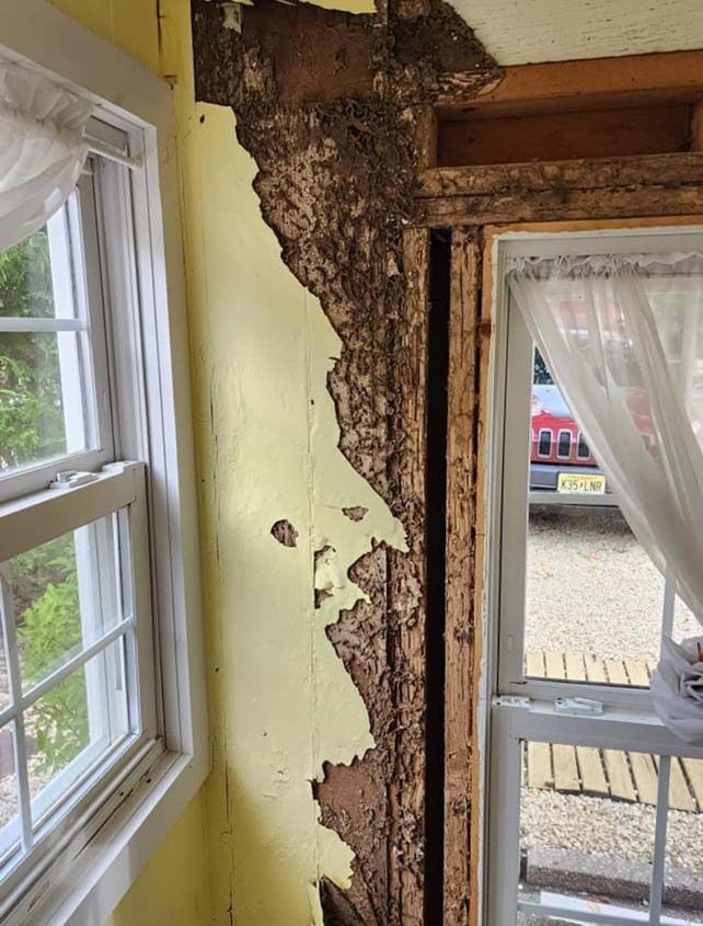 Damage Window Side — Beachwood, NJ — McGuire & McGuire Property Maintenance & Repair