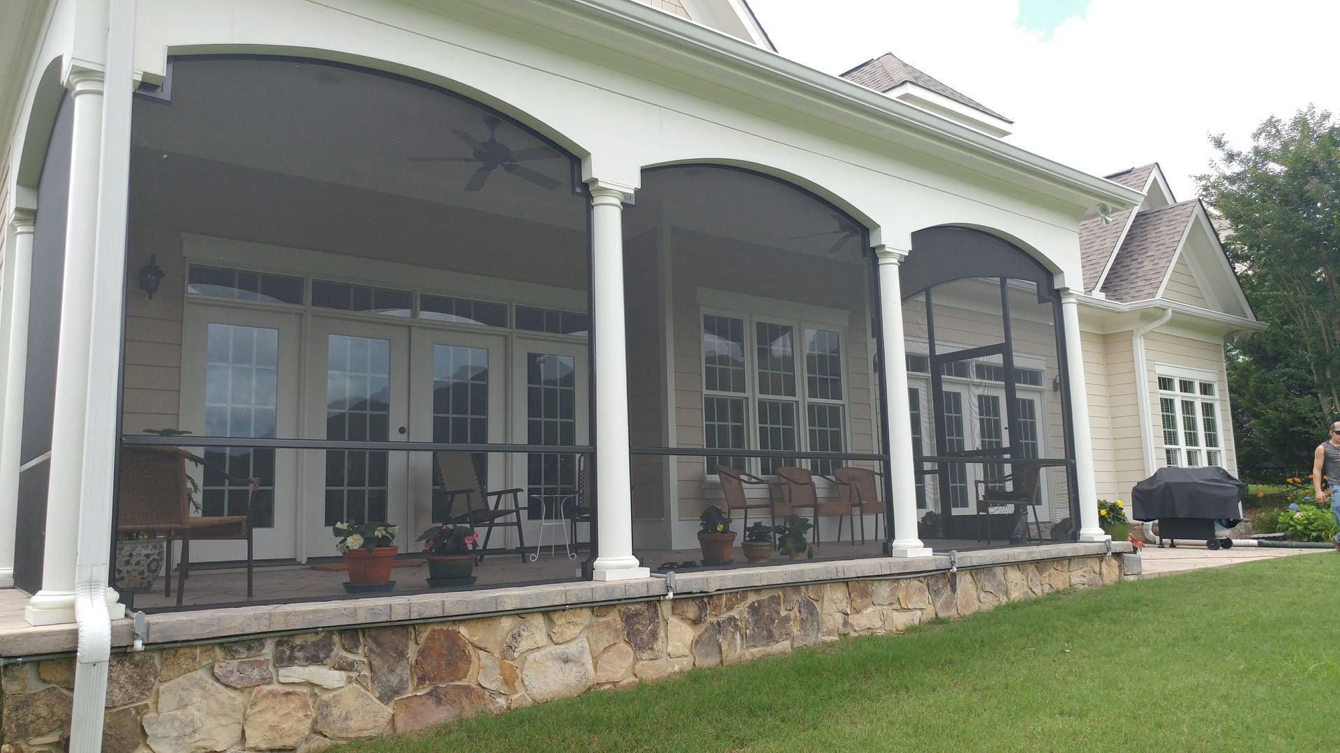enclosed porch