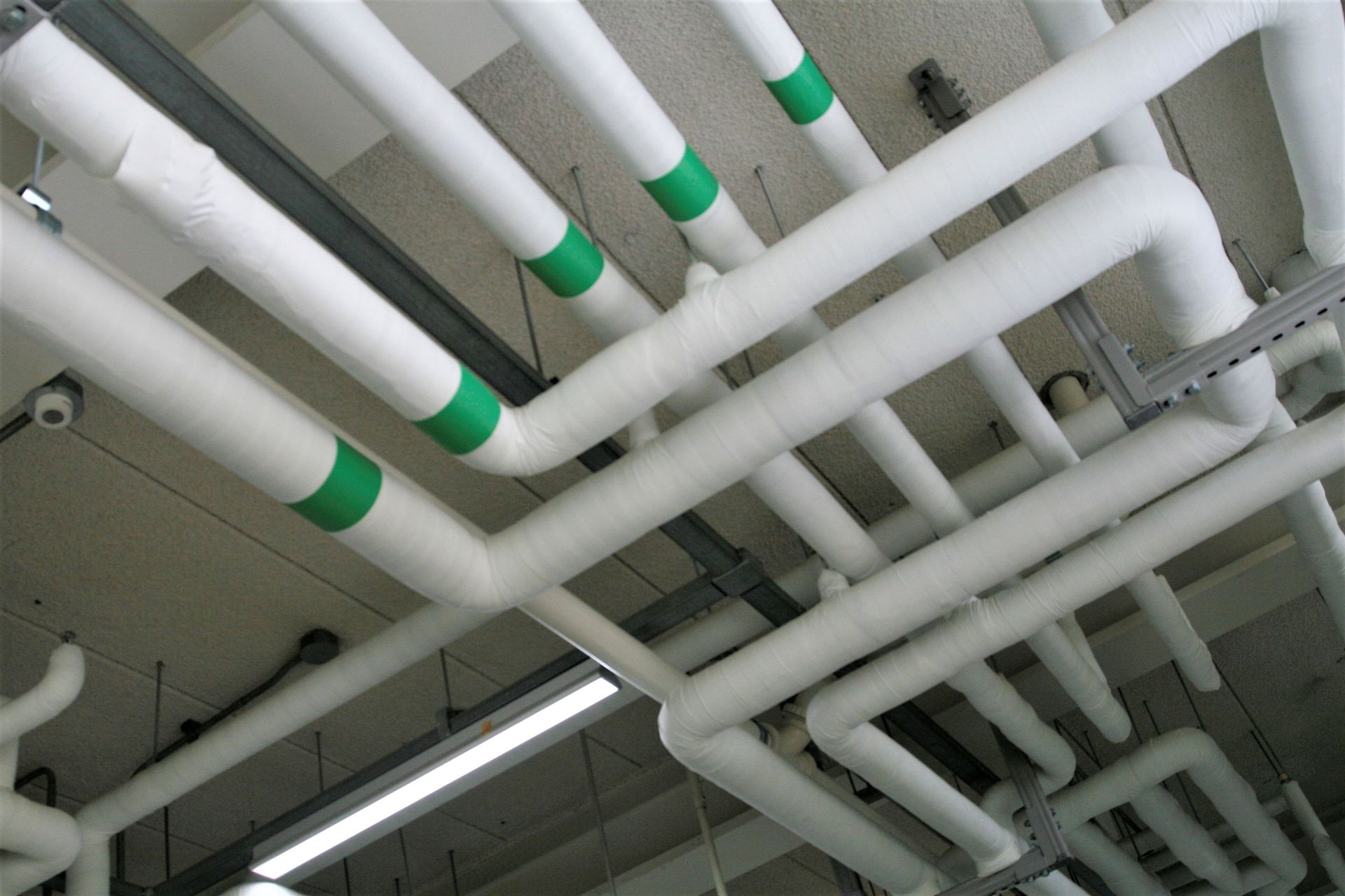 Pipes In Ceiling | Greenville, TX | RIS Mechanical Insulation