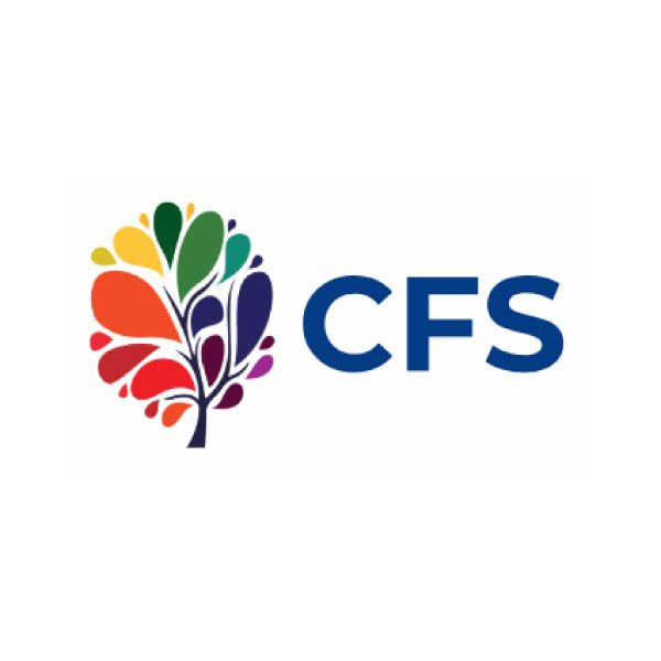 Colorful tree logo with