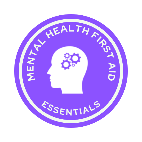 A first aid emergency sign with a white cross in a red circle