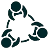 A group of people are sitting in a circle.