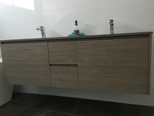 Timber Built In Vanity — Experienced Cabinet Makers in Shellharbour