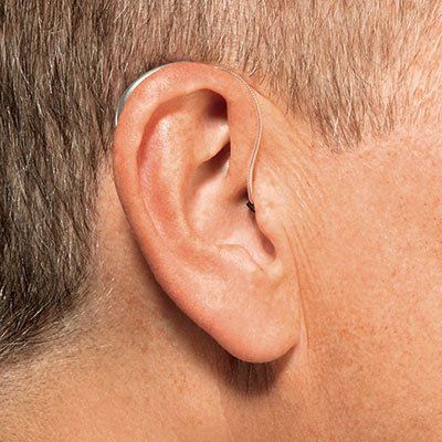 Hearing aid being used — Gulf Shores, AL — Baldwin Hearing Center
