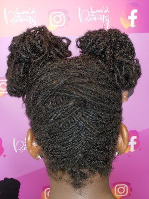 Woman with a Unique Dreadlocks Hairstyle — Katy, TX — Loc'd In Beauty