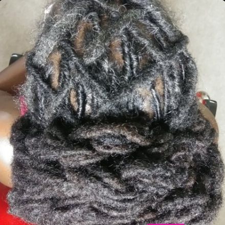 Top View of a Traditional Hairstyle — Katy, TX — Loc'd In Beauty