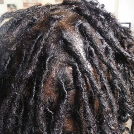 Back View of a Cool Dreadlocks Hairstyle — Katy, TX — Loc'd In Beauty