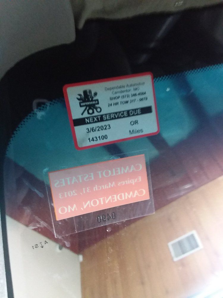 Dependable Automotive Gallery - window sticker