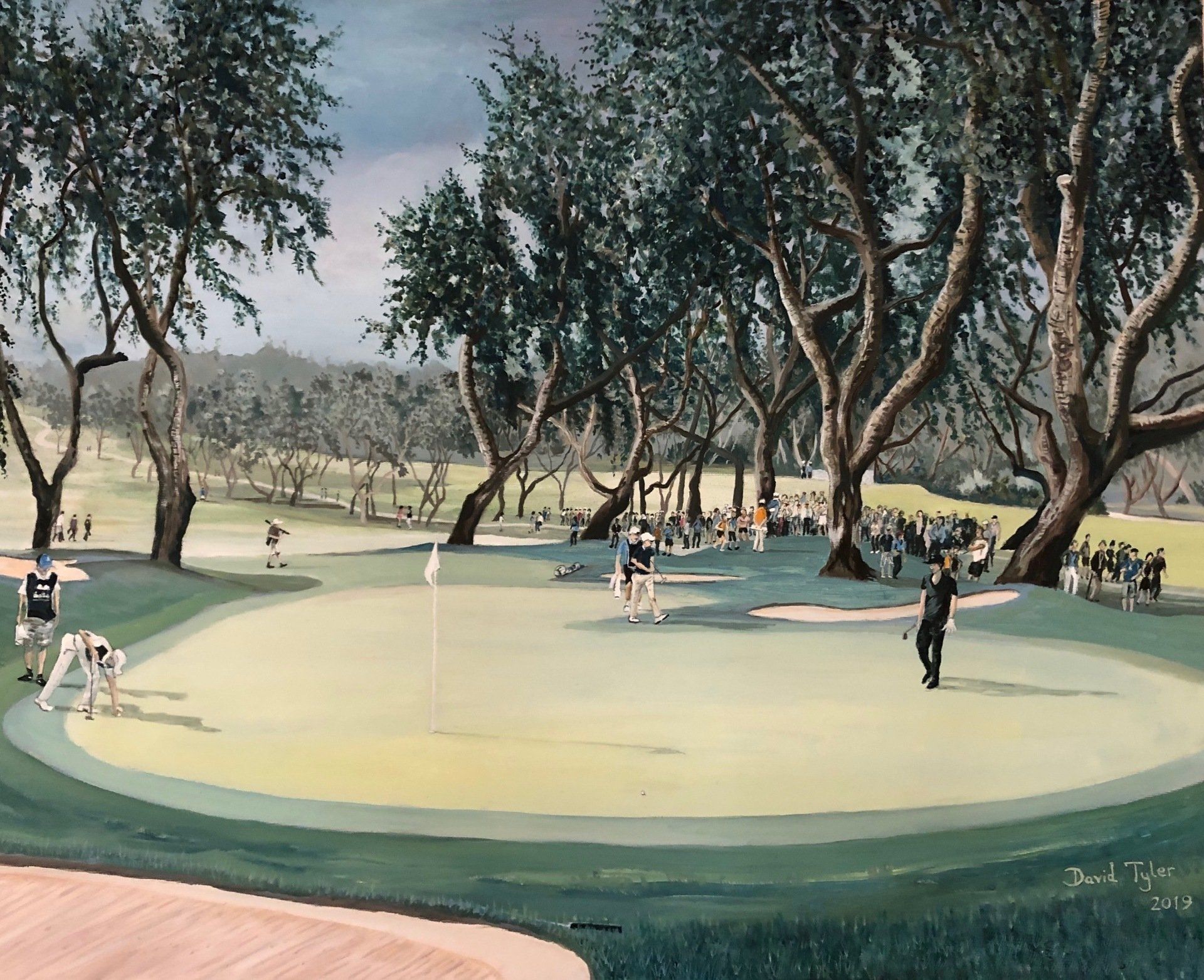 First green, Real Club Valderrama, 2019