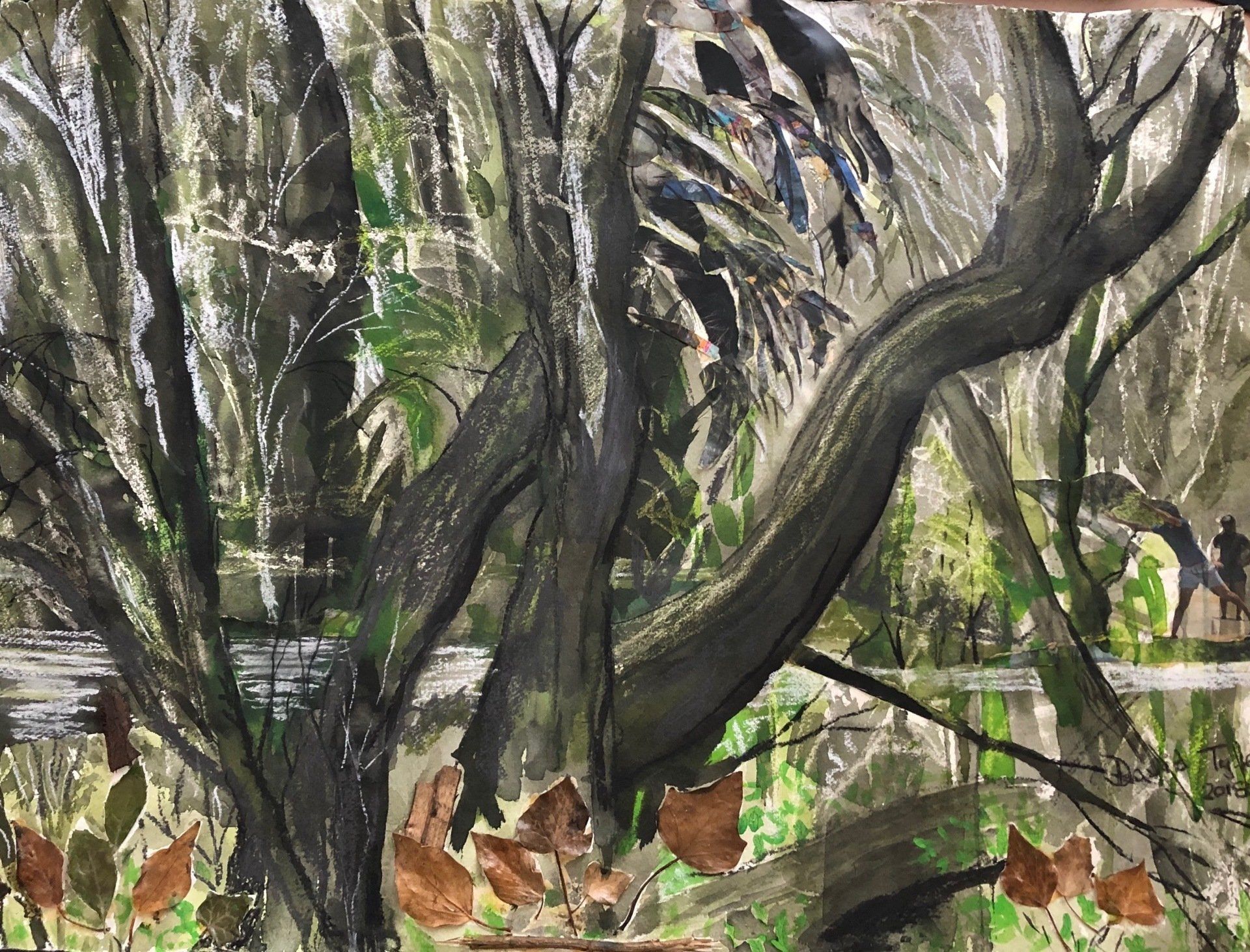 Trees by the River Kennet, Marlborough, 2018