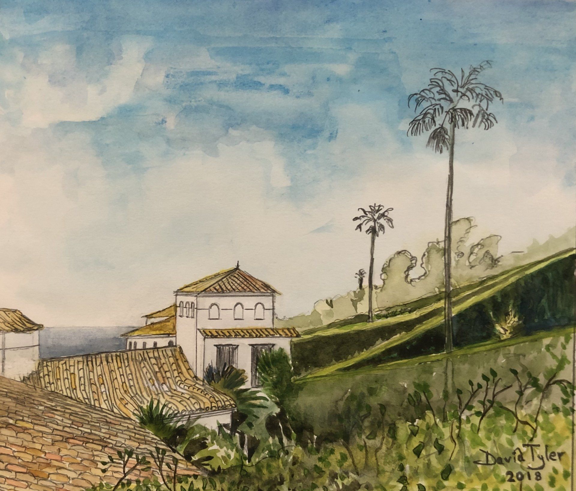 Manilva sketch, 2018