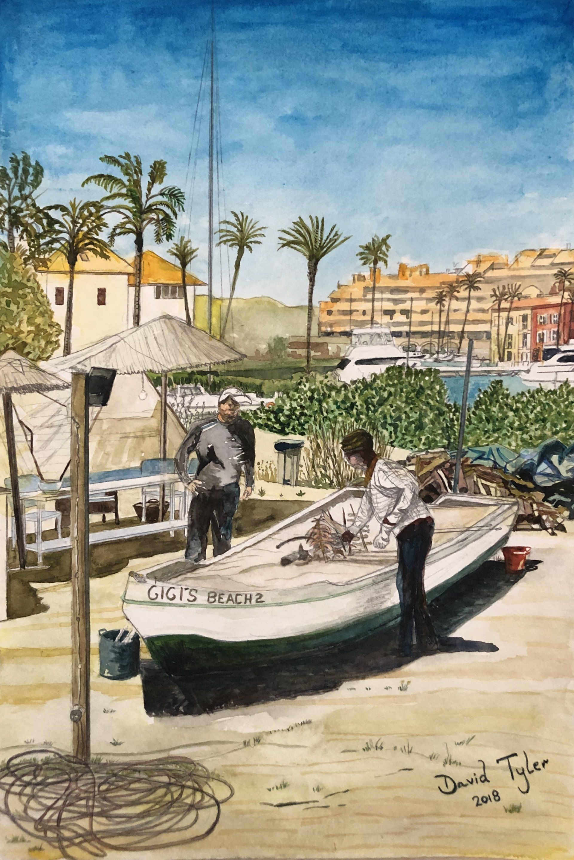 Gigi’s Beach 2, Puerto Sotogrande, 2018