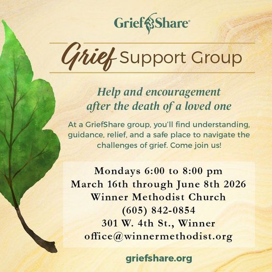 GriefShare Support Group March 2026