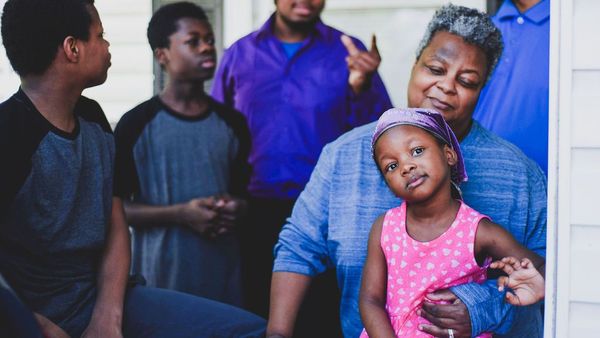 Family Smiling Together