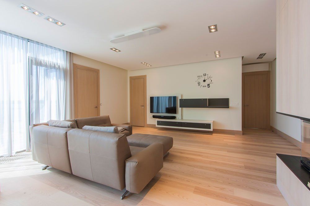 iekārtota dzīvojamā istaba