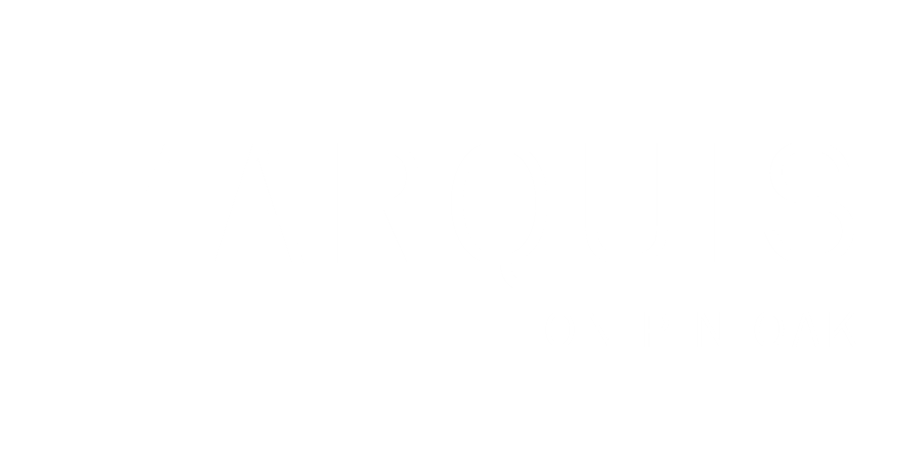 Marquis on Pin Oak Logo.