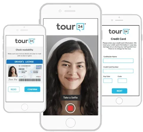 Self-guided tour screenshot