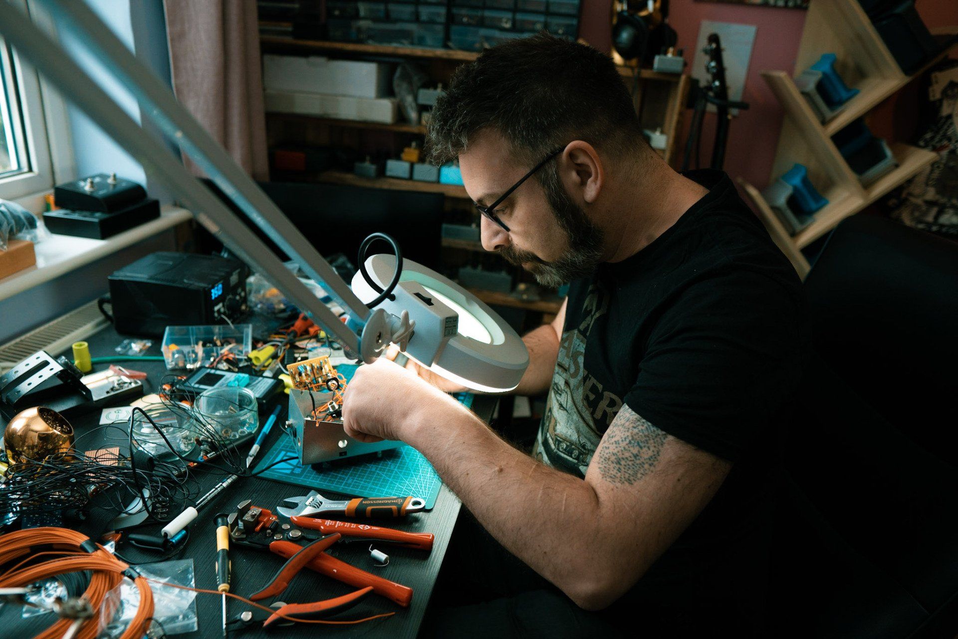 Michael emmergy FX making guitar pedals