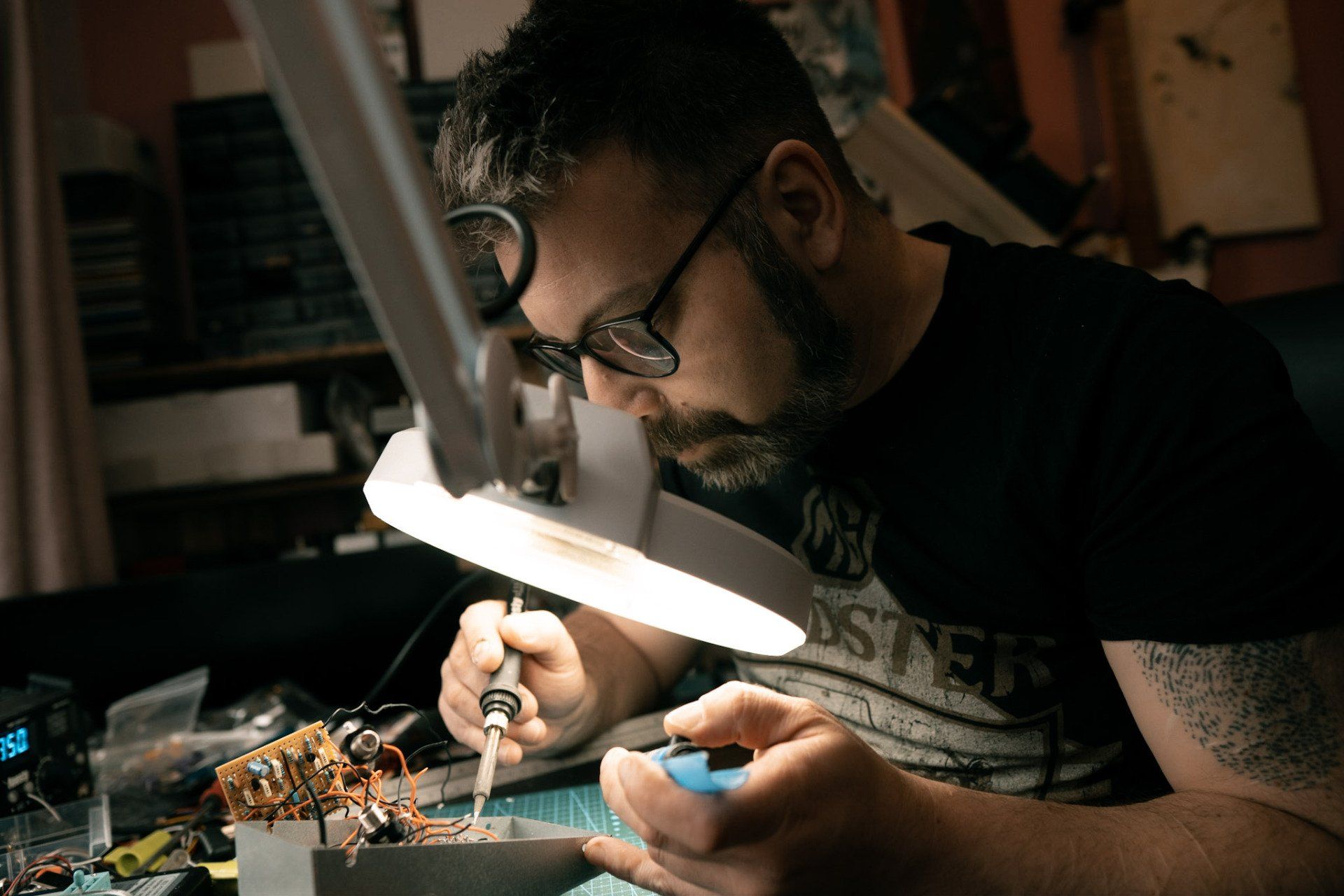 Michael emmergy FX making guitar pedals