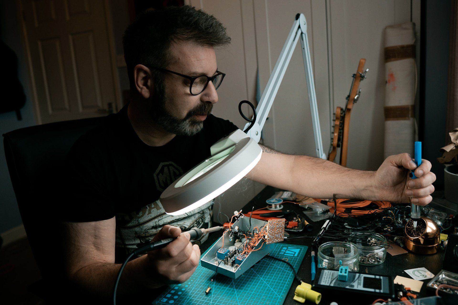 Michael emmergy FX making guitar pedals