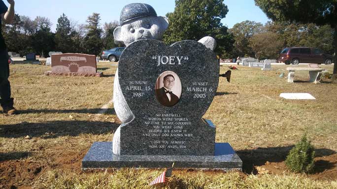 Joey Headstone — Fort Worth, TX — Fort Worth Monument, INC