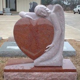 Angel Hugging Heart — Fort Worth, TX — Fort Worth Monument, INC