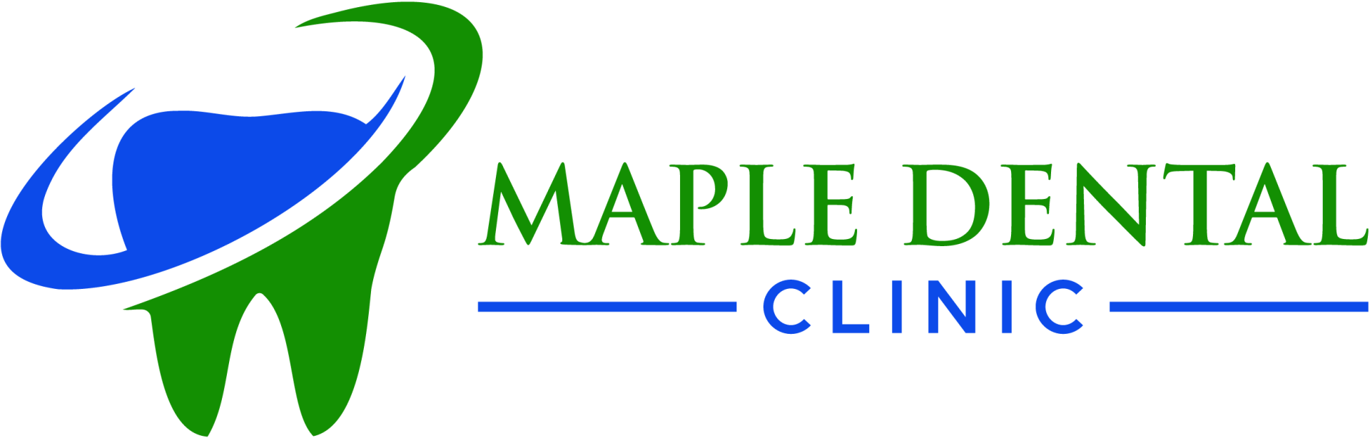 The maple dental clinic logo