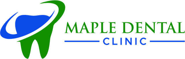 The maple dental clinic logo