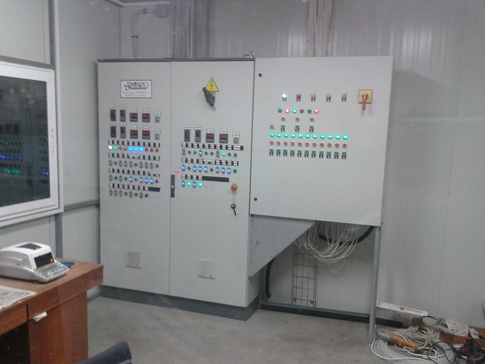 centrale di controllo macchine in impianto agroalimentare