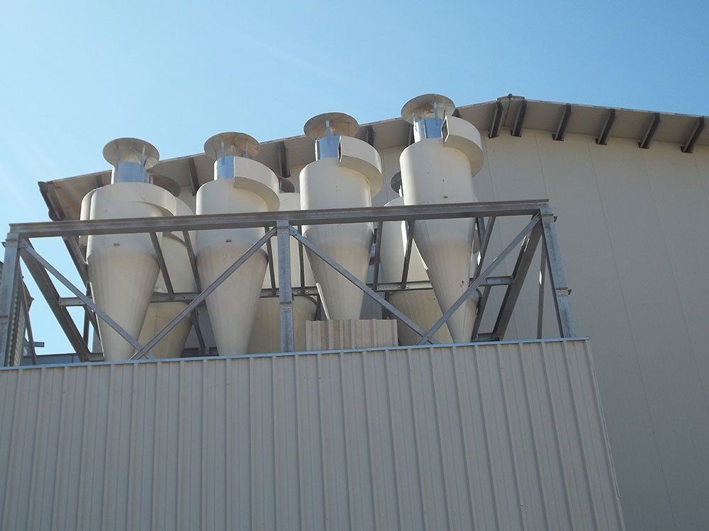 aspiratori per la polvere in impianto agroalimentare