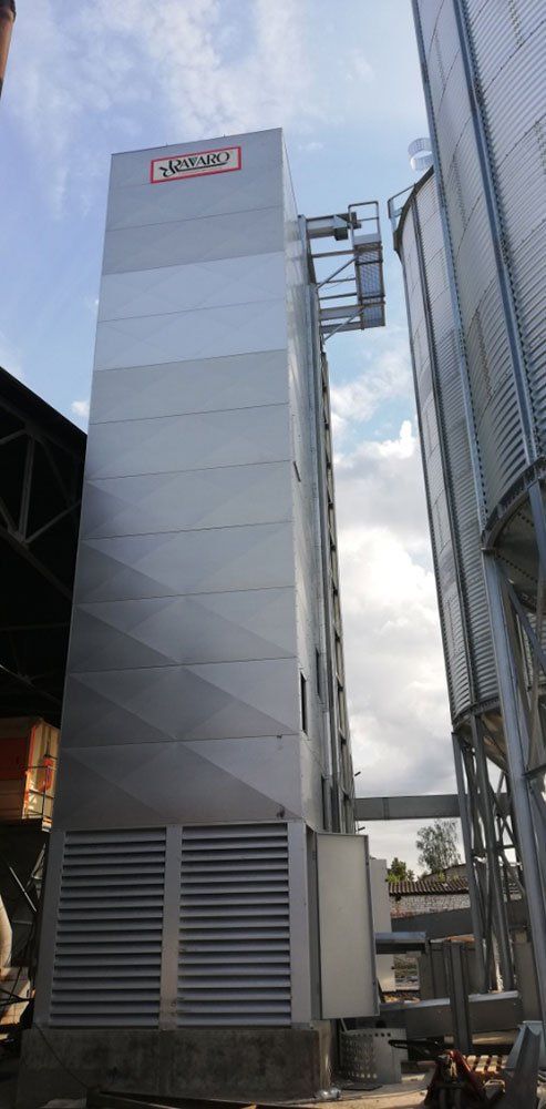 essiccatoio per industria alimentare