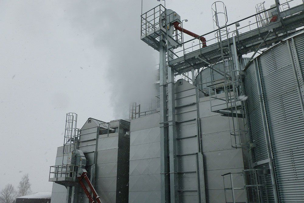 impianto industriale alimentare