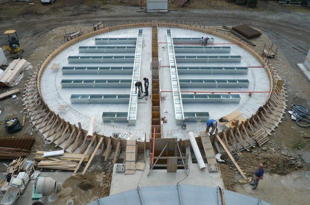 posa fondamenta impianto industriale alimentare