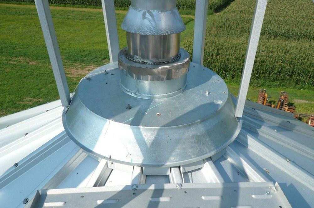 copertura cisterna impianto industriale alimentare