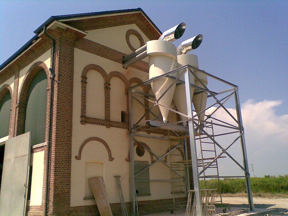 cicloni per abbattimento polveri ravaro