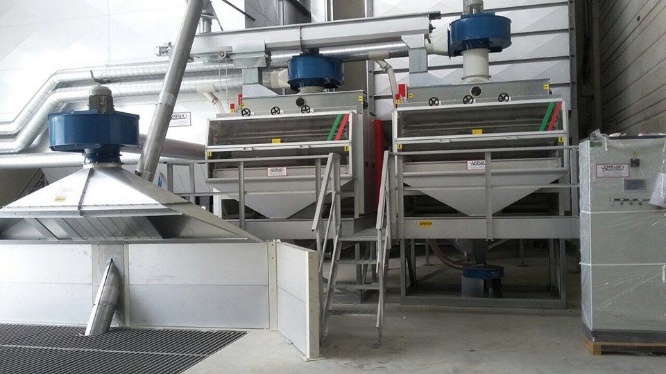 macchinari all'avanguardia stoccaggio ed essiccazione cereali