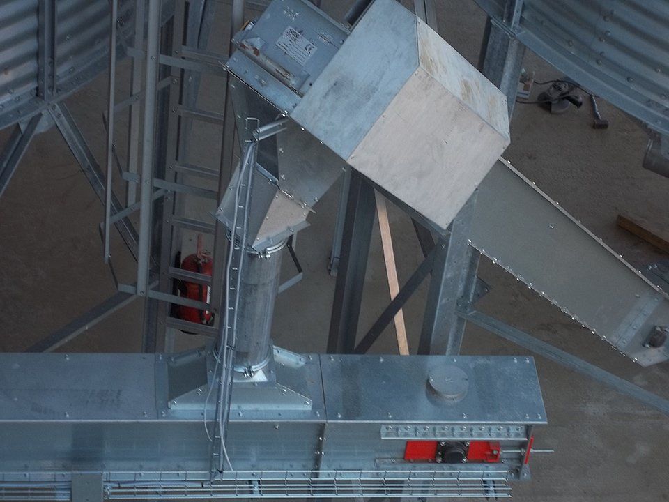 trasportatori a catena per cereali