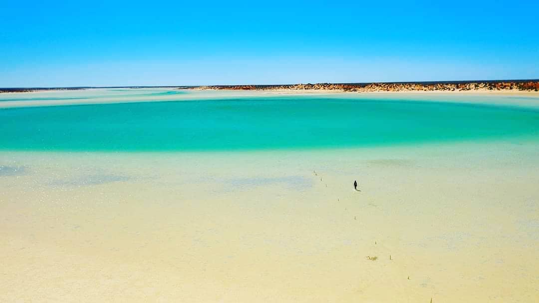 Exmouth beach drone photo
