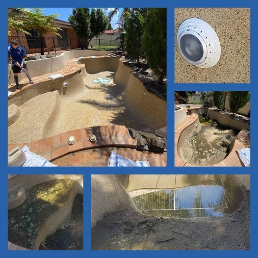 Drained Pool — Raby, NSW — PoolTastic Pool & Spa