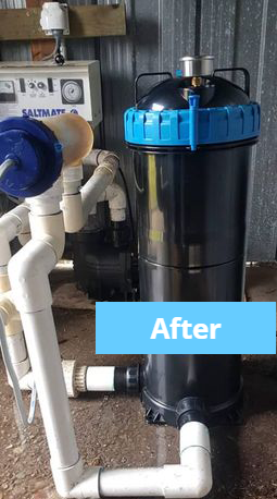 Black Tube Filter — Raby, NSW — PoolTastic Pool & Spa