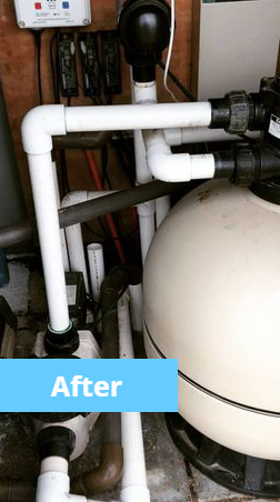 White Circle Pool Pump — Raby, NSW — PoolTastic Pool & Spa