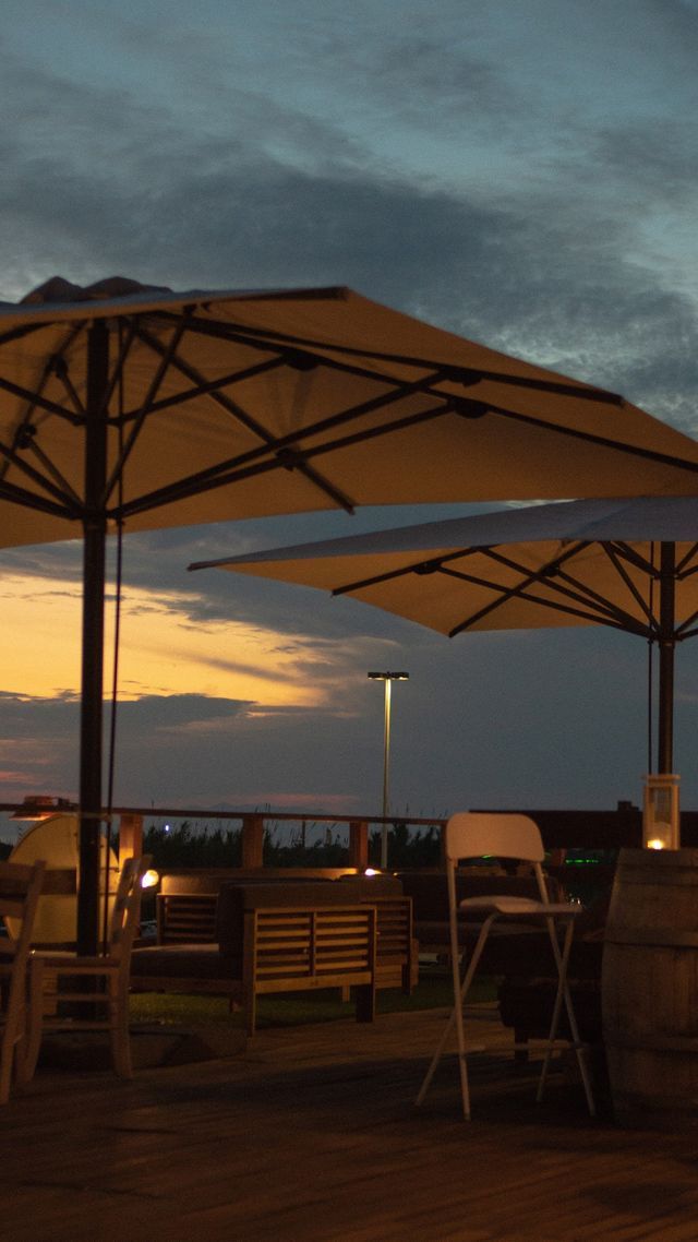 aperitivi serali all'aperto