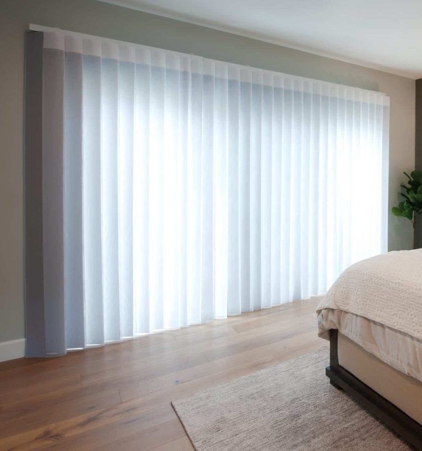 A White Veri Shades Curtains — TT Shutters & Shading In Ballina, NSW