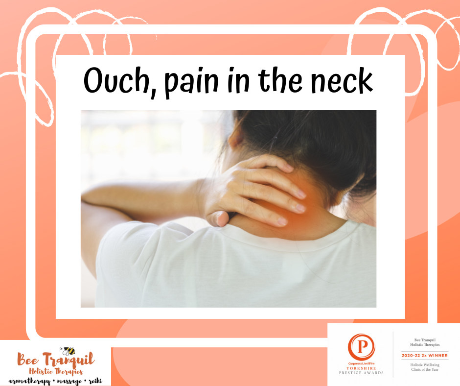 pain in my neck and how massage can help.