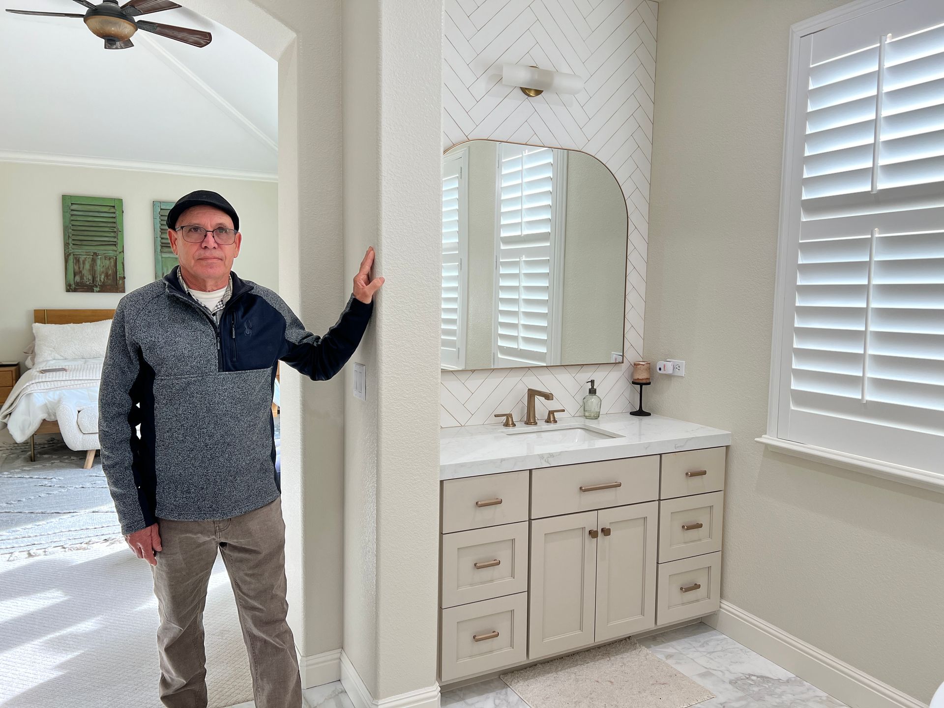 Workon Construction custom bathroom, tile and cabinetry remodel