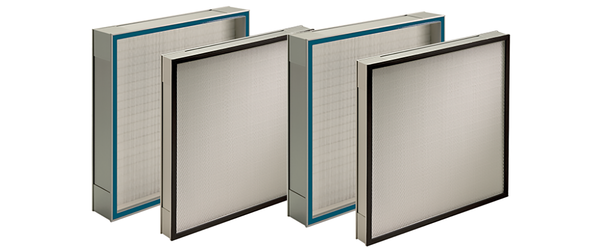 HEPA filter panels.